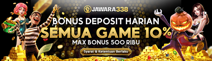 Bonus Deposit Harian 10%