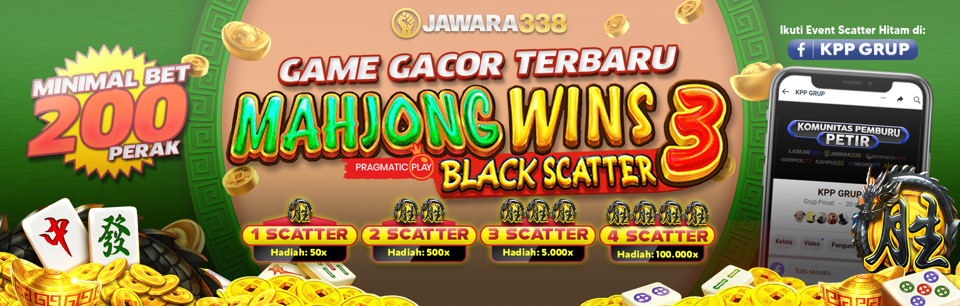 MAHJONG WINS 3 BLACK SCATTER